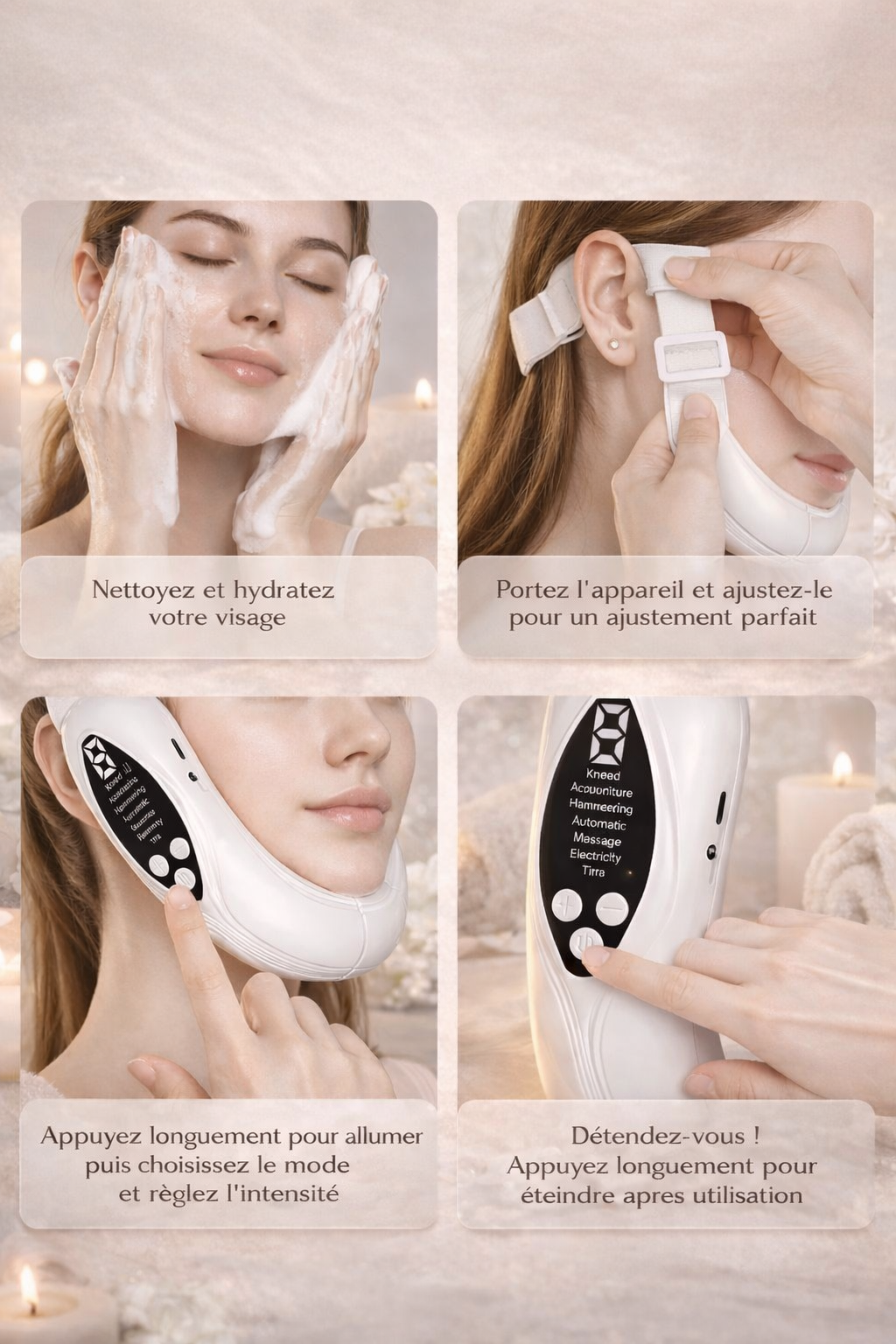 NOVALY GLOW Lift Pro - V face beauty device